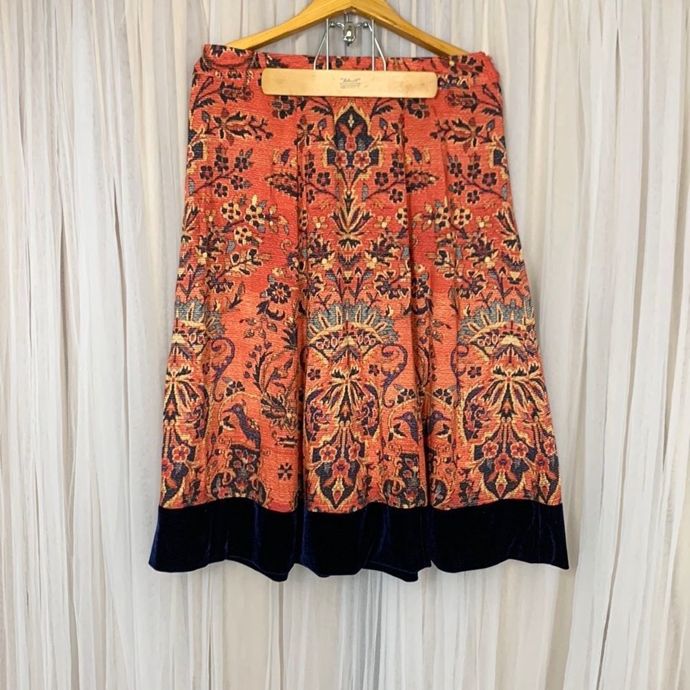 Soft Surroundings Floral Patterned Midi Skirt